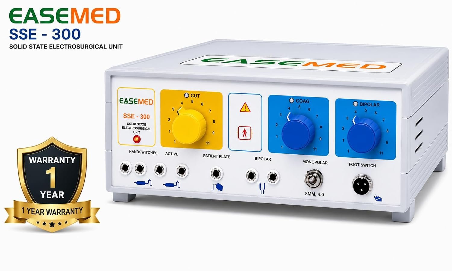Electro Generator 300 Watt Smart Monopolar Bipolar Electro surgical Machine - Image 1
